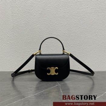 셀린느 CELINE 틴 베사체 트리옴페 샤이니 카프스킨 탑핸들백 101063