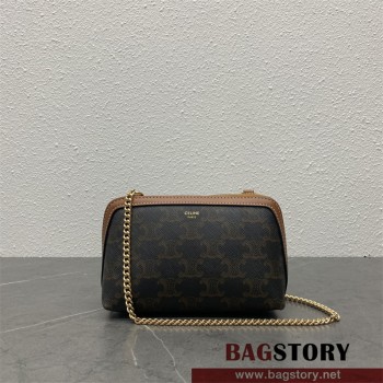 셀린트 지퍼 체인 크로스 숄더백 100382