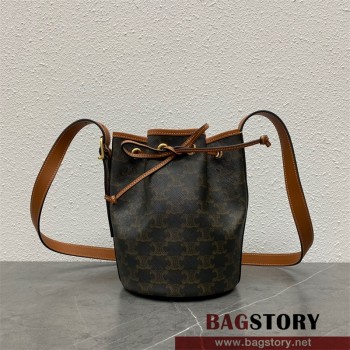 셀린느 CELINE  트리오페 드로우스트링 버킷백  191142