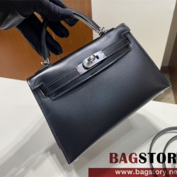 에르메스 HERMES MINI 켈리 BOX가죽  19CM