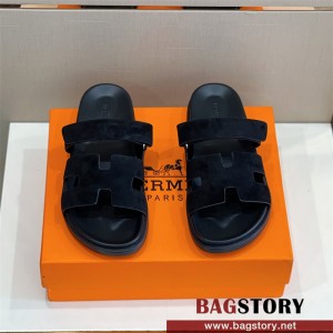 에르메스 HERMES 힐 샌들 슬리퍼