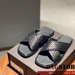 보테가베네타 BV 힐 샌들 슬리퍼