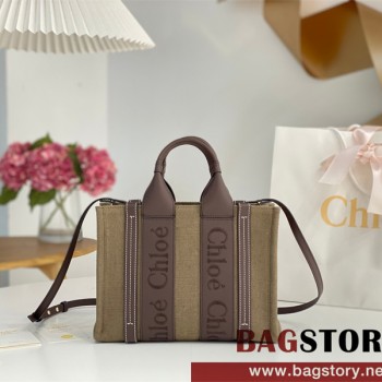 끌로에 Chloe 26cm 우디 스트랩 토트백 스몰