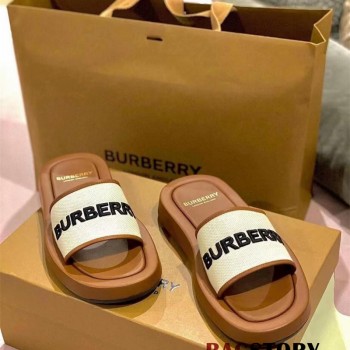 버버리 BURBERRY 힐 샌들 슬리퍼
