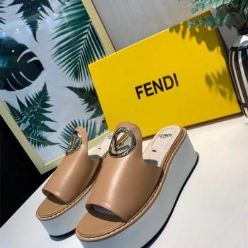펜디 FENDI 힐 샌들 슬리퍼