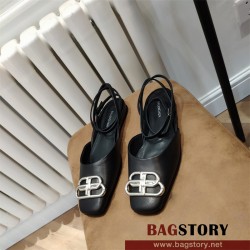 발렌시아가 BALENCIAGA 힐 샌들 슬리퍼