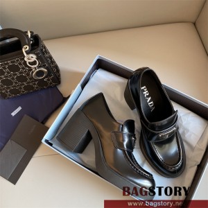 프라다 PRADA 로퍼 구두 슈즈 8.5CM
