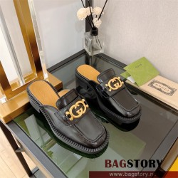 구찌 GUCCI  힐 샌들 슬리퍼
