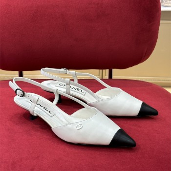 샤넬 CHANEL 힐 샌들 슬리퍼 2.5cm