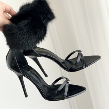 입생로랑 YSL 힐 샌들 슬리퍼