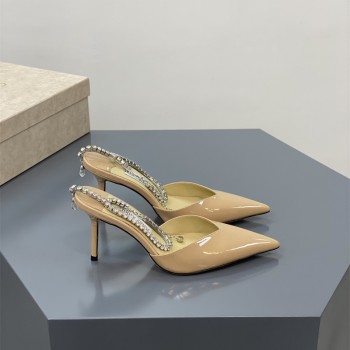 지미추 JimmyChoo 힐 샌들 슬리퍼 8.5cm