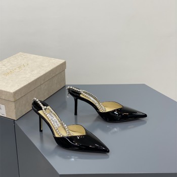 지미추 JimmyChoo 힐 샌들 슬리퍼 8.5cm