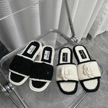 샤넬 CHANEL 힐 샌들 슬리퍼 여성용