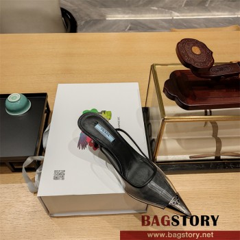 프라다 PRADA 힐 샌들 슬리퍼