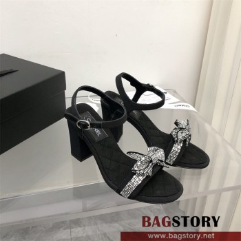 샤넬 CHANEL 힐 샌들 슬리퍼