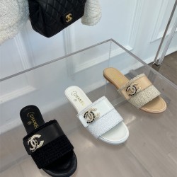 샤넬 CHANEL 힐 샌들 슬리퍼