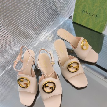 구찌 GUCCI 힐 샌들 슬리퍼 7cm