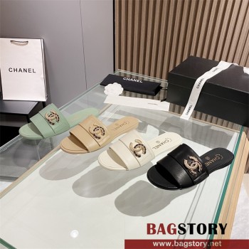 샤넬 CHANEL 힐 샌들 슬리퍼