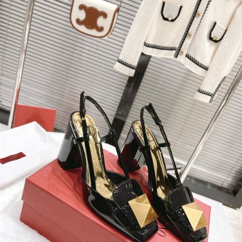 발렌티노 Valentino 힐 샌들 슬리퍼 9.5cm