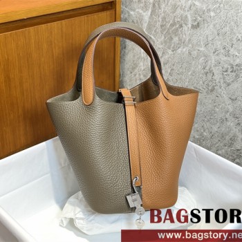 에르메스 HERMES 피코탄백 Togo가죽 18cm