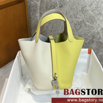 에르메스 HERMES 피코탄백 Togo가죽 18cm