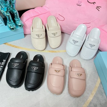 프라다 PRADA 힐 샌들 슬리퍼