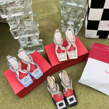 로저비비에 Roger Vivier 힐 샌들 슬리퍼8.5CM