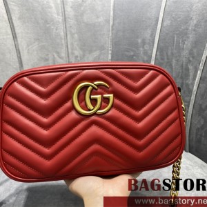 구찌 GUCCI ‎447632 GG마몽 마틀라세 스몰 크로스백