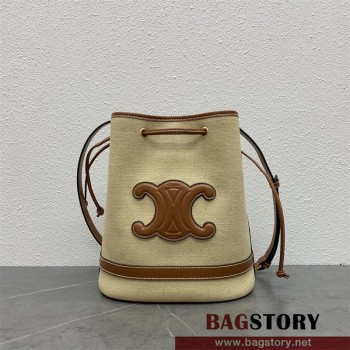 셀린느 CELINE   마린 텍스타일 버킷백 196752