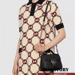 구찌 GUCCI GG 마몽 미니 탑 핸들백 583571