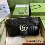 구찌 GUCCI  GG 마몽  미디엄 마틀라세 숄더백 443496