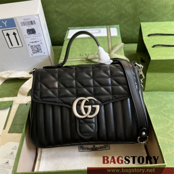 구찌 GUCCI ‎GG 마몽  마틀라세 탑 핸들백 498110