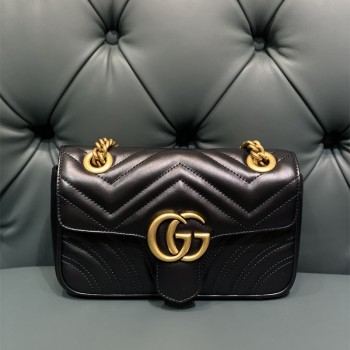 구찌 GUCCI 446744 GG 마몽 숄더백 미니 체인 마틀라세 미니백