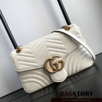 구찌 GUCCI GG 마몽 미디엄 마틀라세 숄더백 443496