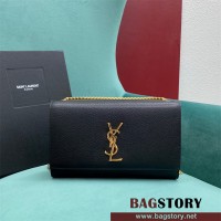 입생로랑 YSL 생로랑 모노그램 케이트 사첼백 미듐 24cm