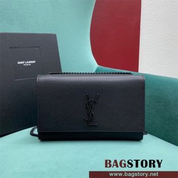 입생로랑 YSL 생로랑 모노그램 케이트 사첼백 미듐 24cm