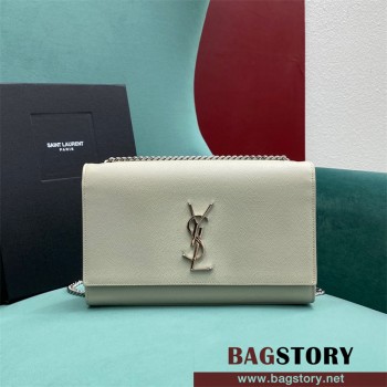 입생로랑 YSL 생로랑 모노그램 케이트 사첼백 미듐 24cm