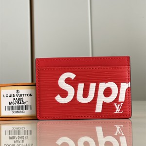 루이비통 Louis Vuitton & Supreme 반지갑 M67542