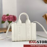 끌로에 Chloe 20cm 우디 스트랩 토트백 미니