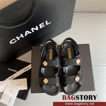 샤넬 CHANEL 힐 샌들 슬리퍼