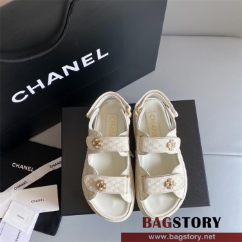 샤넬 CHANEL 힐 샌들 슬리퍼