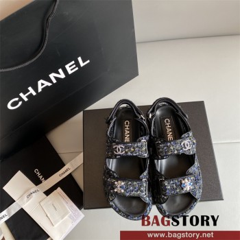 샤넬 CHANEL 힐 샌들 슬리퍼