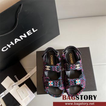 샤넬 CHANEL 힐 샌들 슬리퍼