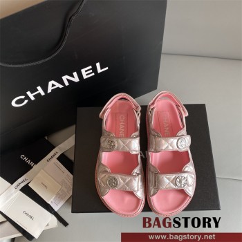 샤넬 CHANEL 힐 샌들 슬리퍼