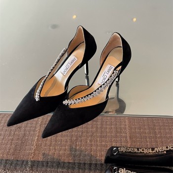 지미추 JimmyChoo 힐 샌들 슬리퍼 8.5cm