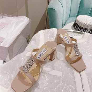 지미추 JimmyChoo 힐 샌들 슬리퍼  7.5cm