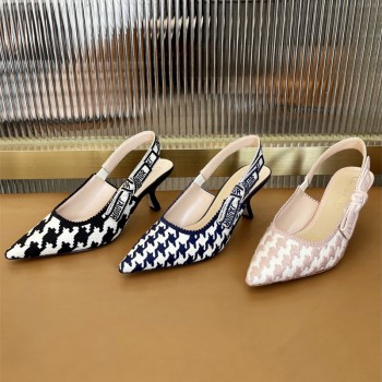 디올 DIOR 힐 샌들 슬리퍼 6.5cm