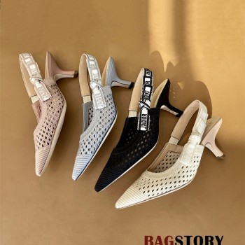 디올 DIOR 힐 샌들 슬리퍼 6.5cm