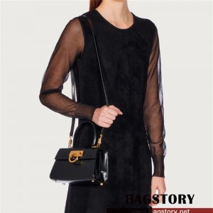 페라가모 Ferragamo 아이코닉 탑 핸들백 212958