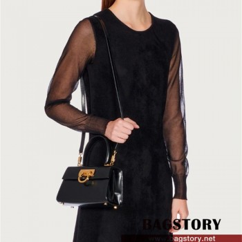 페라가모 Ferragamo 아이코닉 탑 핸들백 212958